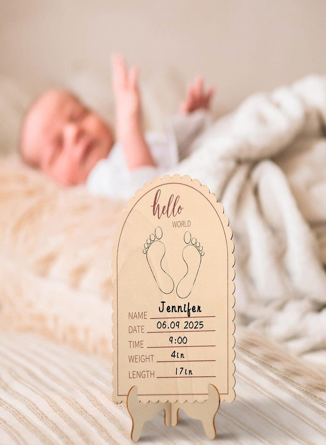 فيسينبال إطار صور الموجات فوق الصوتية الخشبي من فيسينبال، مزين بفيونكة وردية - لافتة مزدوجة الجوانب من كوكيت لإعلان حملك - إطار صور الموجات فوق الصوتية لتزيين غرفة الأطفال وهدية حمل للأمهات لأول مرة - Image 4